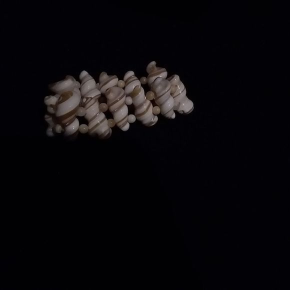 Glass shell braclet - Picture 3 of 4